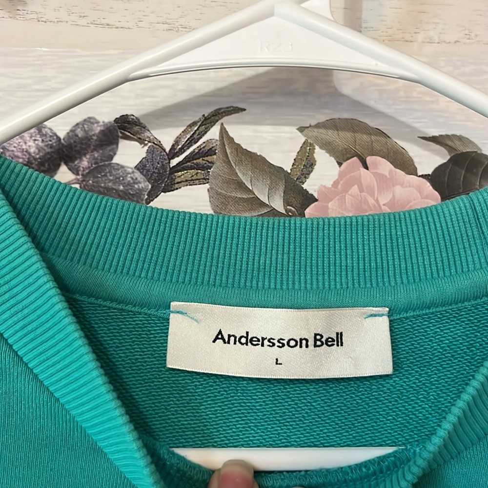 SoldddAndersson Bell unisex inside out panel sweatshirt size large rare ! - Picture 3 of 5